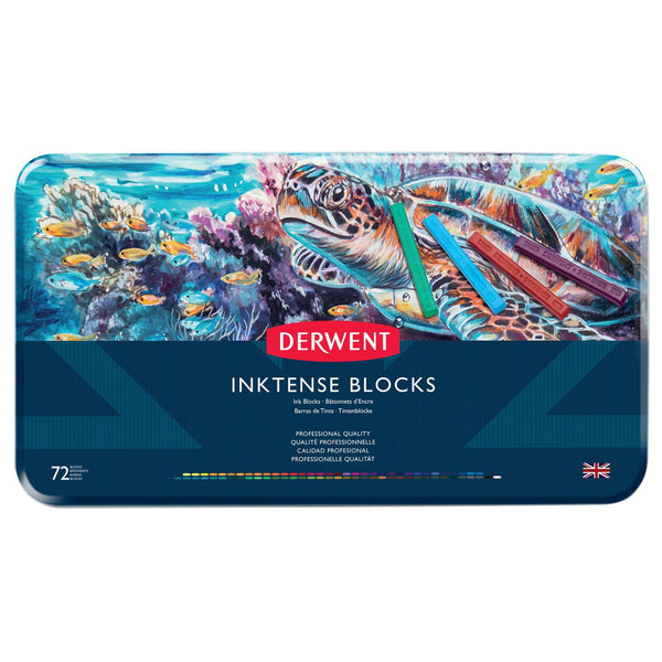 Derwent Inktense Blocks Tin Set of 72