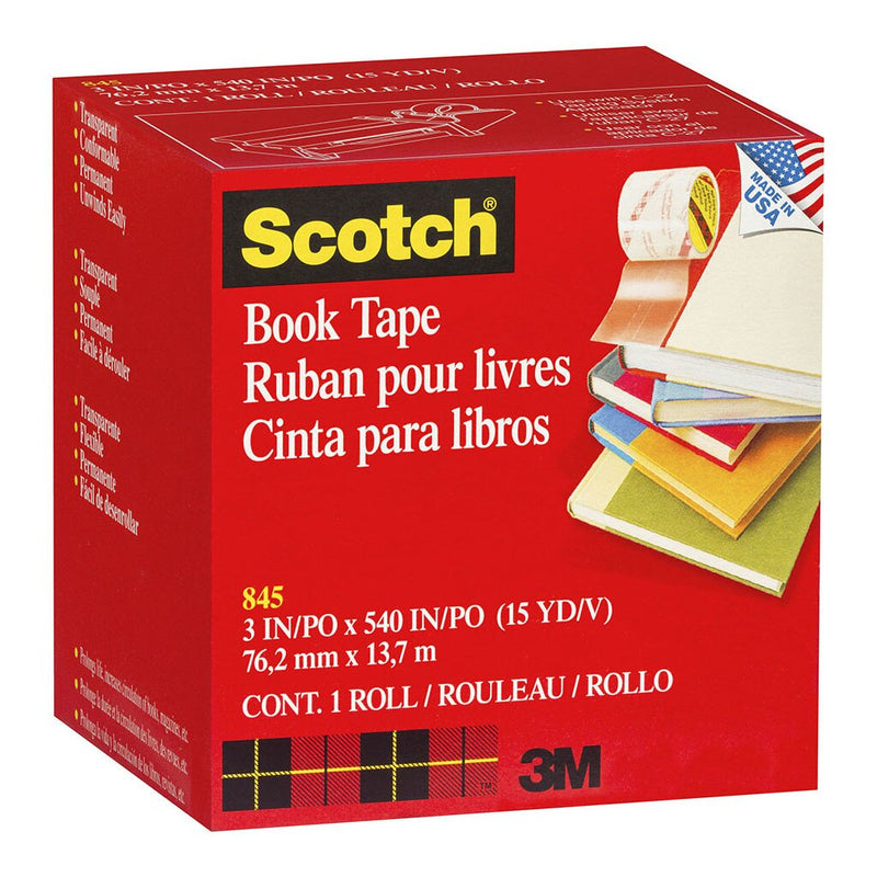 scotch tape book repair 845 transparent