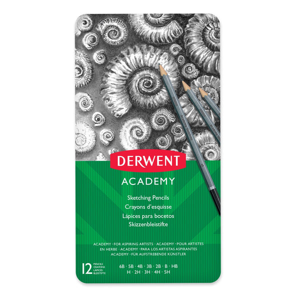 Derwent Academy Sketching Pencil Set of 12