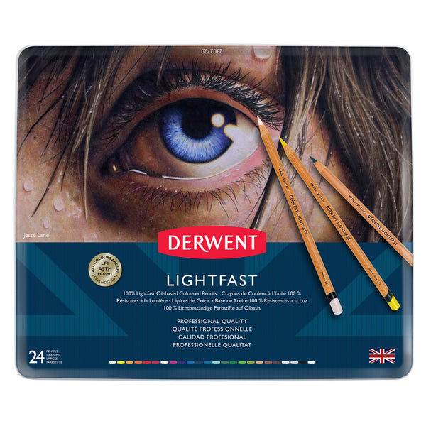 Derwent Lightfast Pencil Tins#Pack Size_PACK OF 24