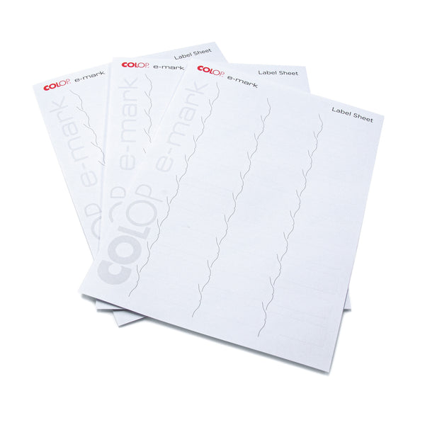Colop E-mark Labels 30 Up 10 Sheet Pack