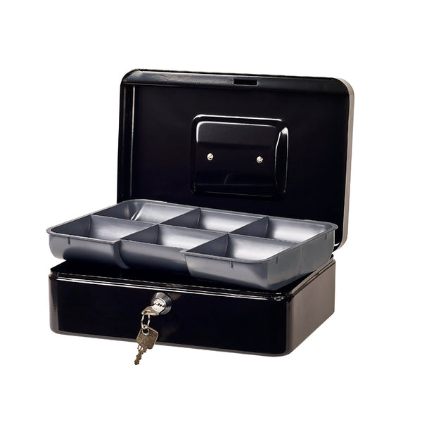 esselte classic cash box no6#colour_BLACK