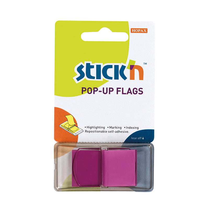 Stick'n Pop Up Flags Neon 45x25mm 50 Sheets