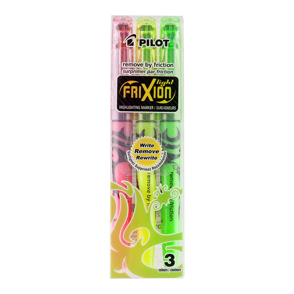 Pilot Frixion Light Erasable Highlighter Assorted