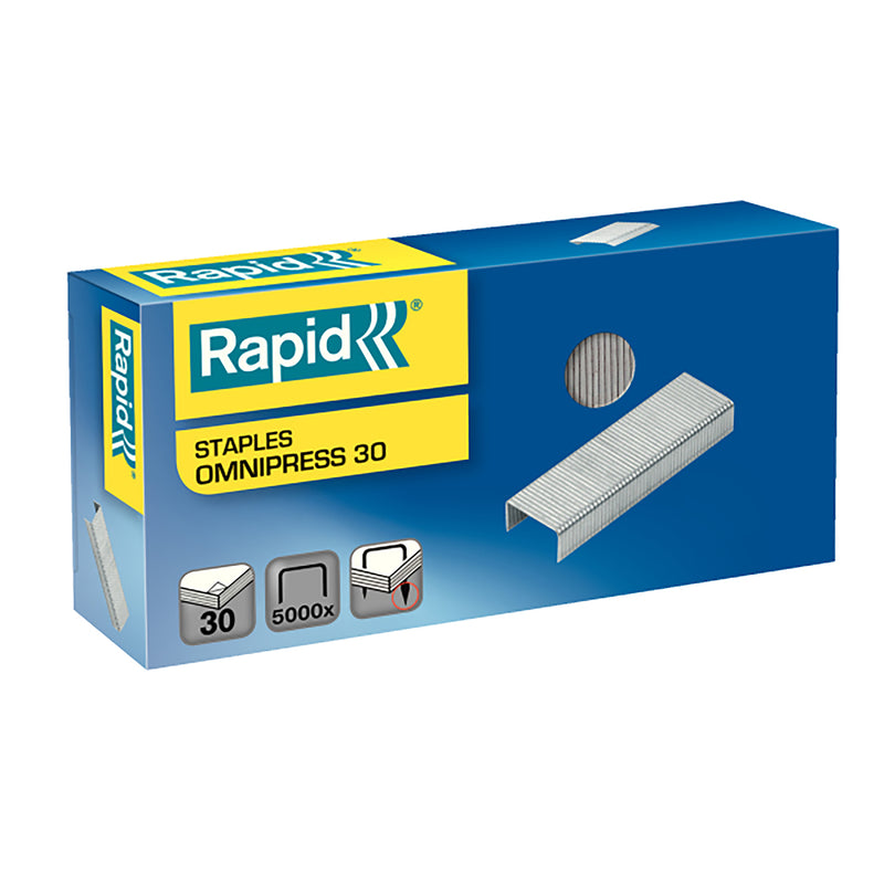 rapid staples omnipress box of 5000