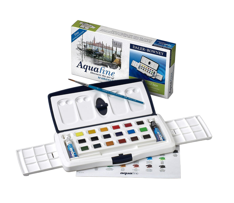 Daler Rowney Watercolour Aquafine Tube & Half Pans Set