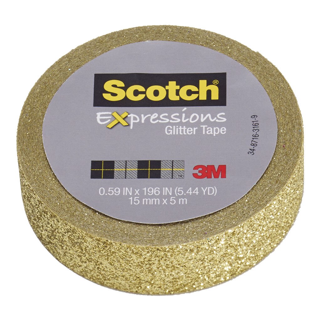 Lot of Six Fun Dot Scotch Expressions Washi Tape, 0.59 X 393 Great