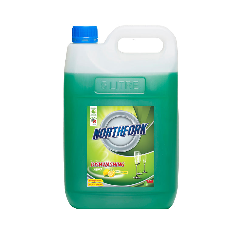 northfork geca dishwashing liquid 5 litre - pack of 3