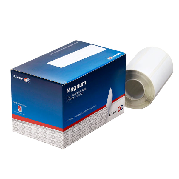 quikstik label dispenser magnum roll 89x24mm white 500 labels