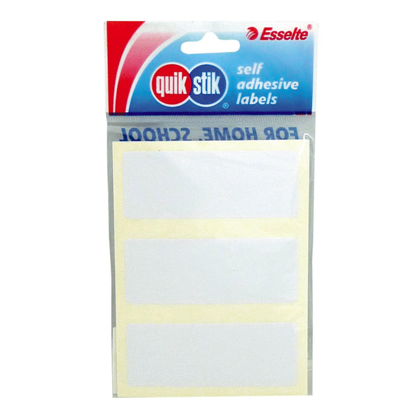 quikstik labels rectangle 29x76mm white 21 labels