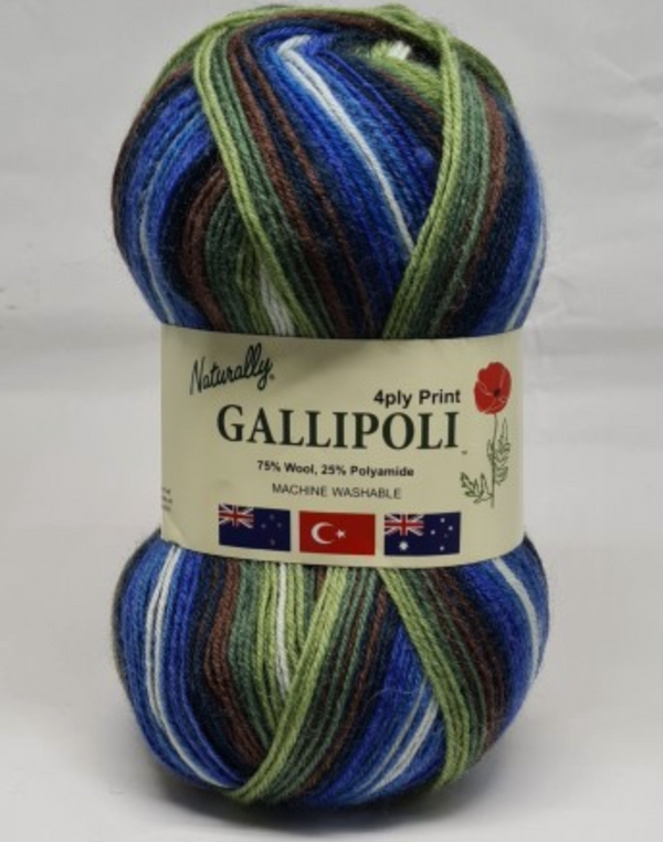 Naturally Gallipoli Print Yarn 4ply#Colour_NATURE SKY (82451)