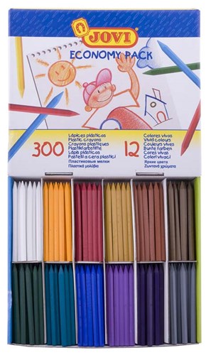 Jovi Plastic Crayon Economy Set B