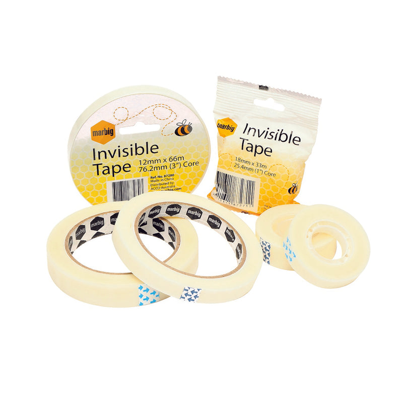 marbig® tape invisible 18mm