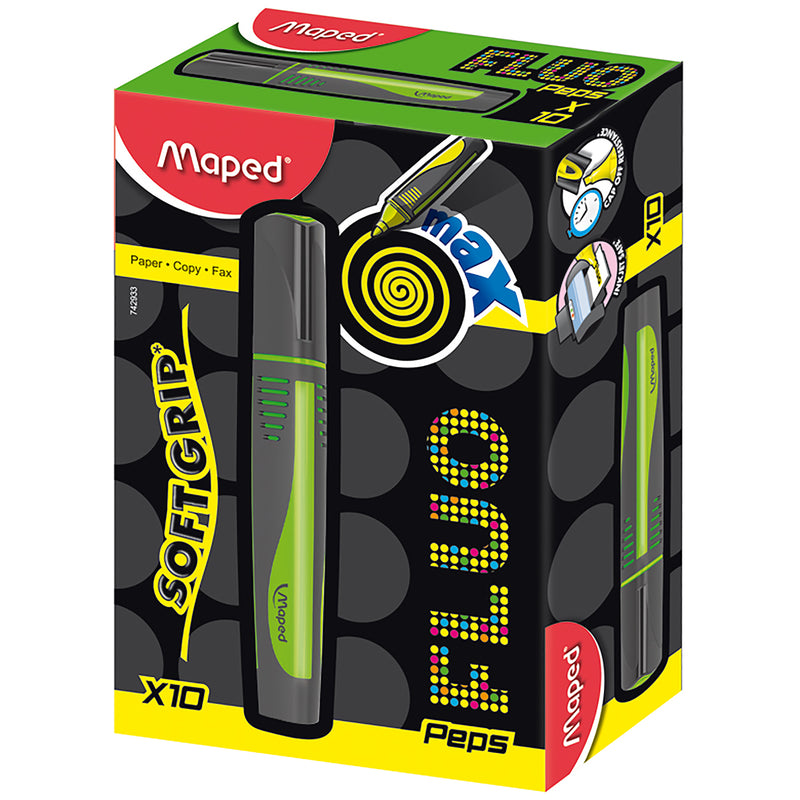 maped fluo highlighter max box of 10