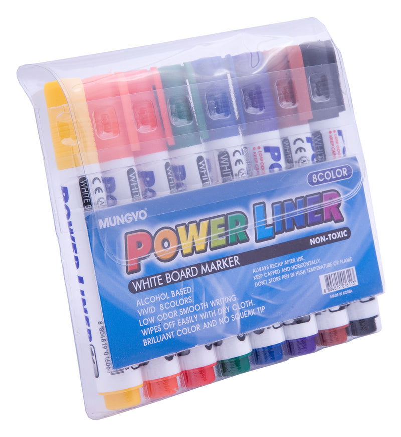 Whiteboard Markers - Refillable - Round Tip - 4 Colour Choices - Box Price  (12 Pack) - Whiteboards NZ