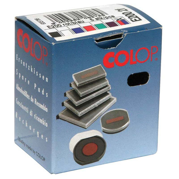 Colop Stamp Pad Blue Red E/200/2 24x45mm Dual Colour