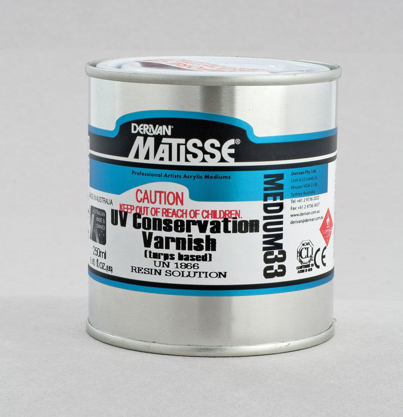 Derivan Matisse MM33 UV Conservation Varnish Tb