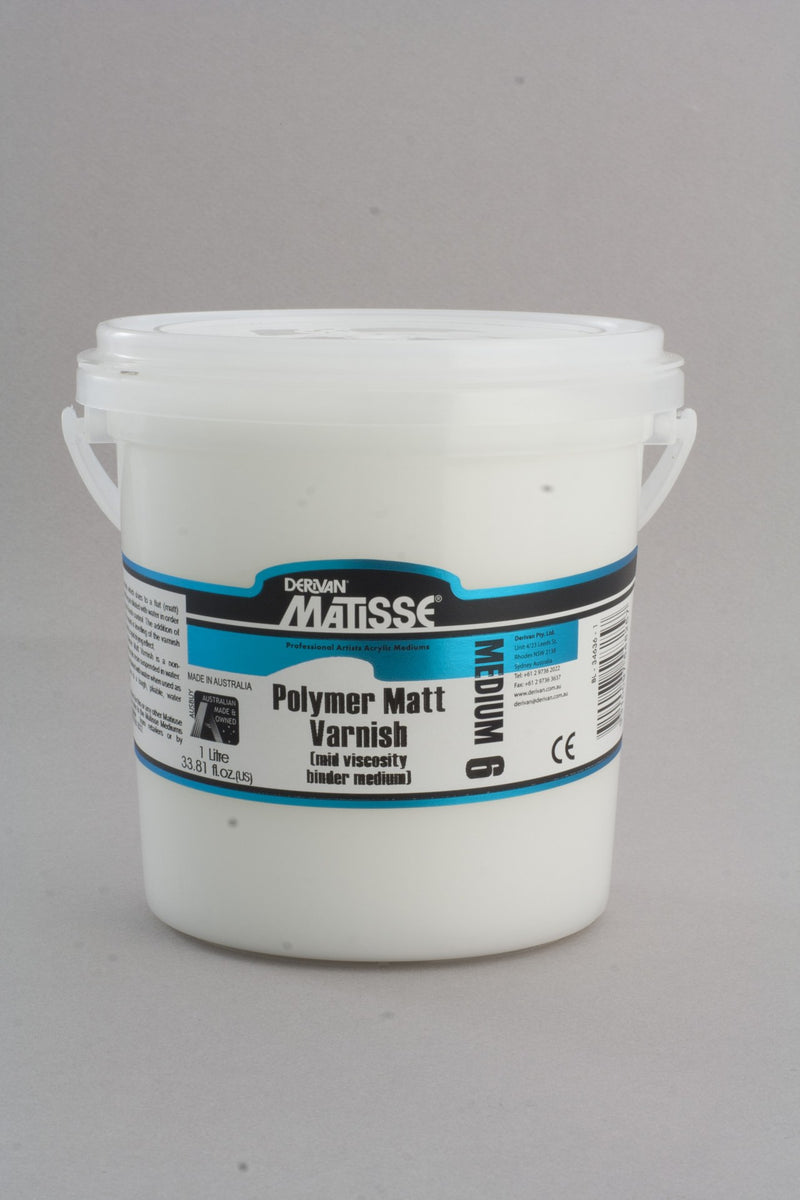 Derivan Matisse MM6 Polymer Matt Varnish