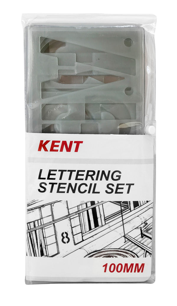 Kent Lettering Stencil 100mm