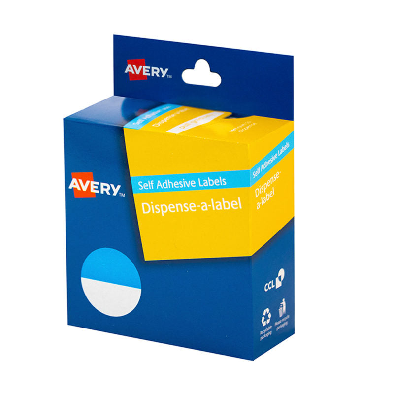 avery label dispenser round 24mm 300 pack