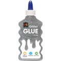 EC Glitter Glue 177ml#Colour_SILVER