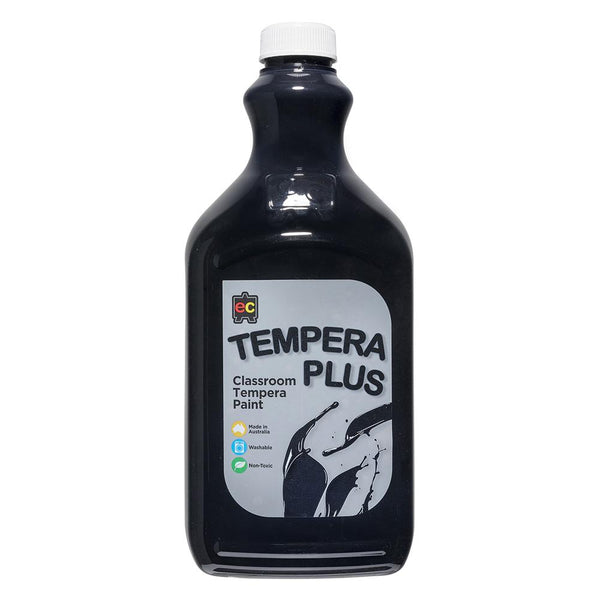 EC Tempera Plus Classroom Paint 2 Litre#Colour_BLACK