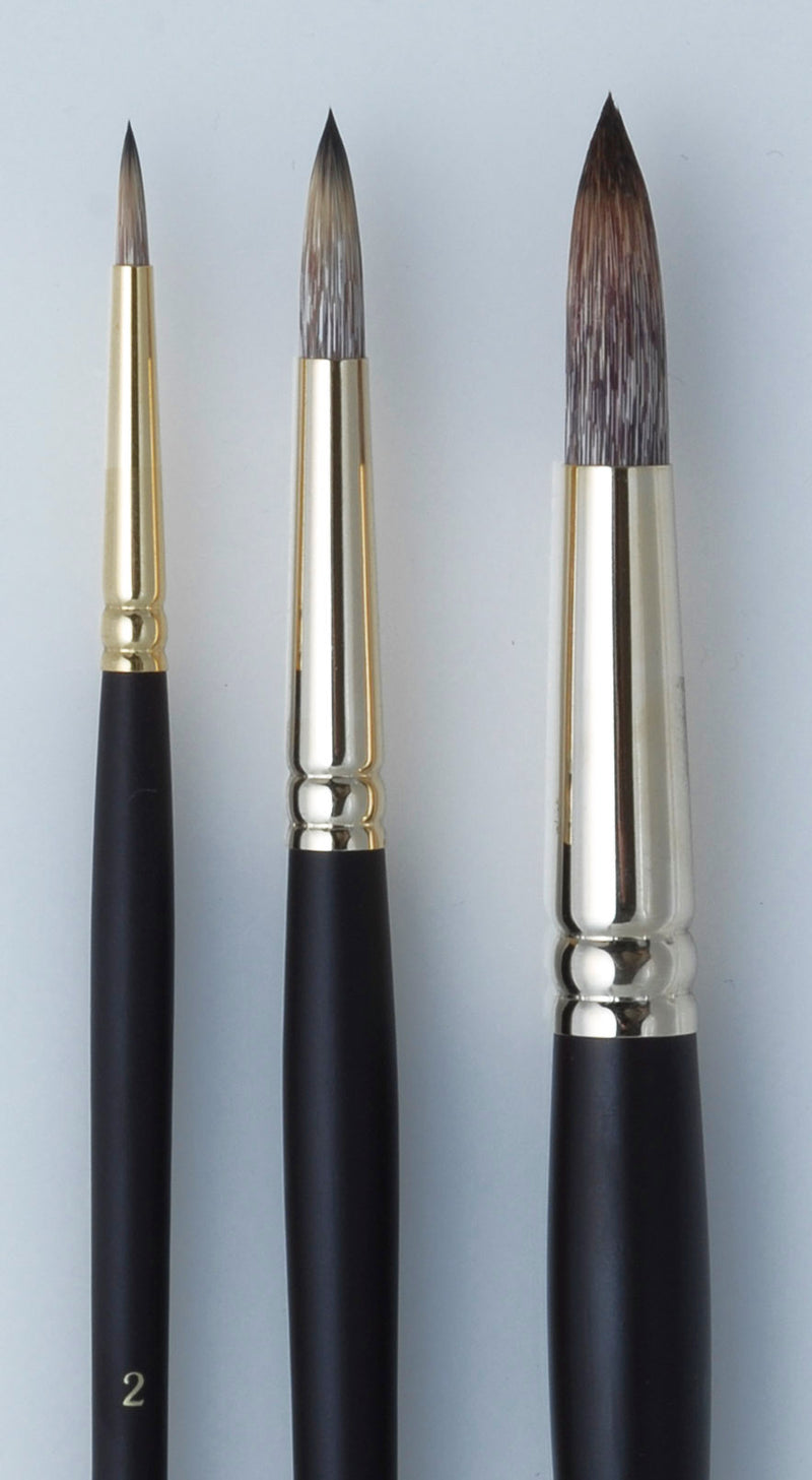 Art Spectrum Imitation Mongoose Round Brushes