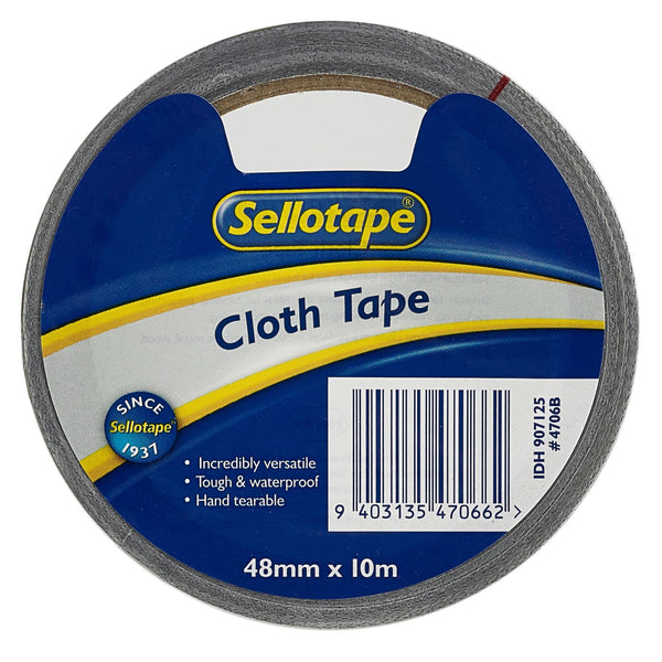 Sellotape 4706B Cloth Black 48mmx10m