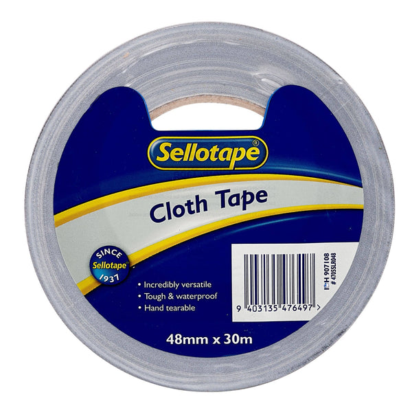 Sellotape 4705SLR Cloth Silver Wr 48mmx30m