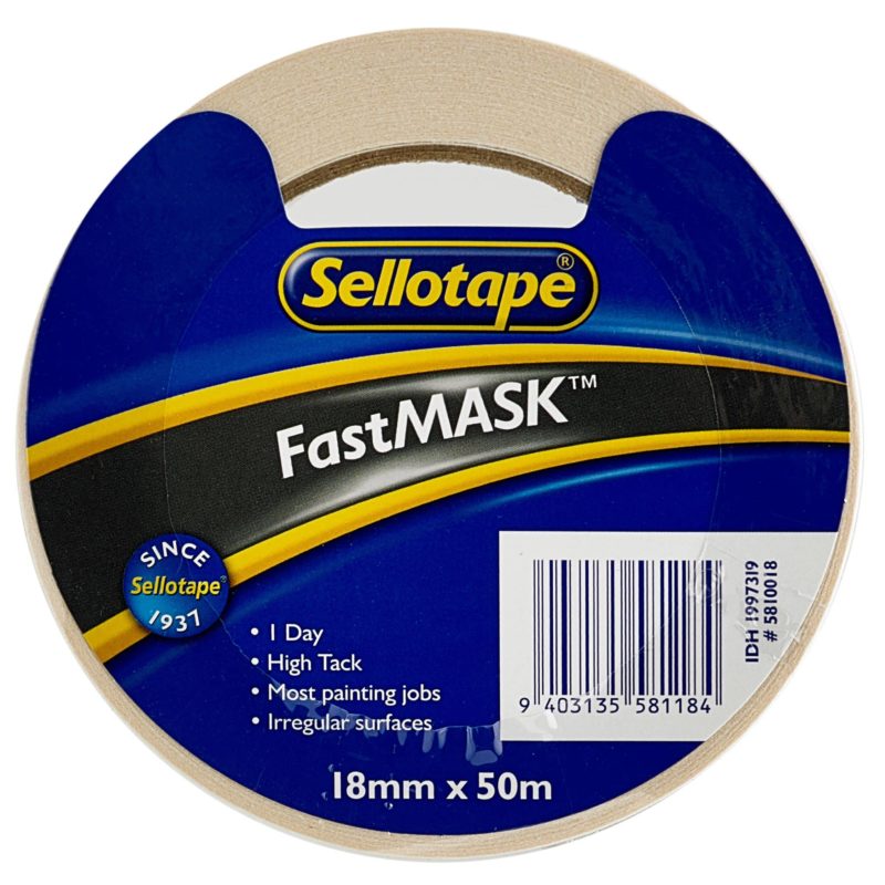 sellotape 5810 fastmask general purpose masking tape size 50M