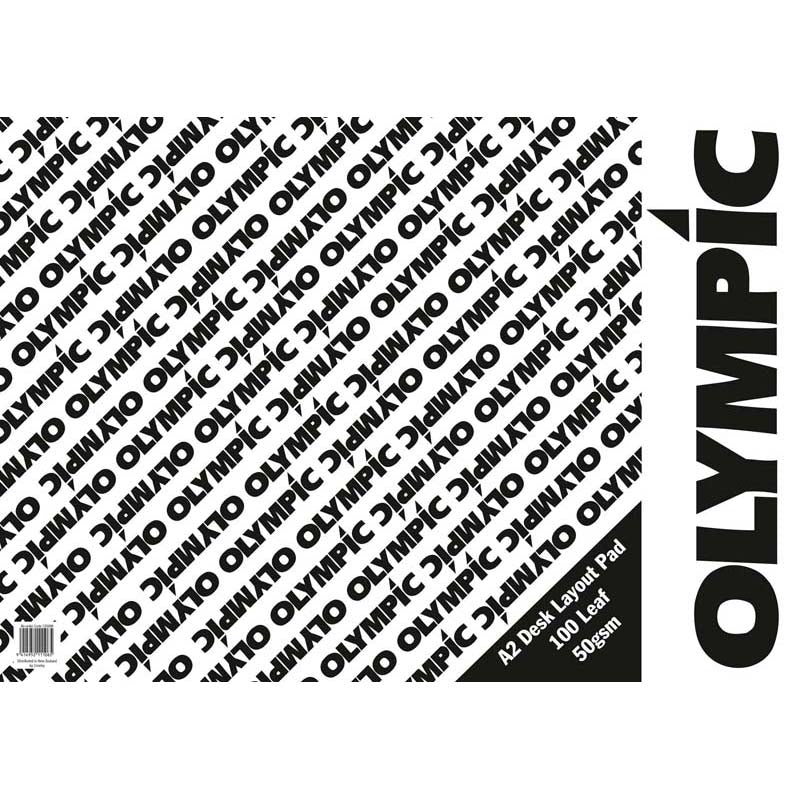olympic pad a2 layout WHITE bank 50gsm