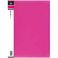 fm display book vivid size a4 20 pocket polypropylene#colour_SHOCKING PINK