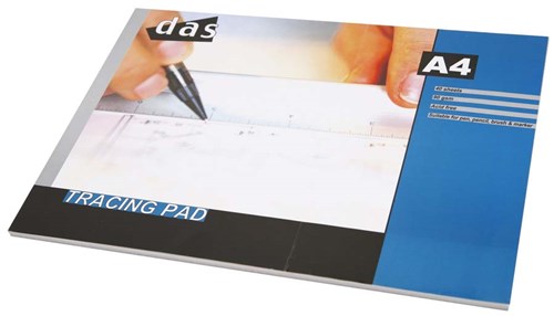 Das Acid Free Tracing Paper Pad 90gsm 40 Sheets