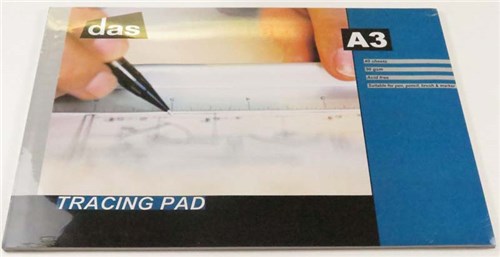 Das Acid Free Tracing Paper Pad 90gsm 40 Sheets
