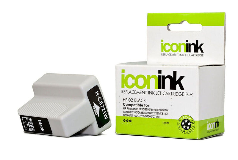 icon compatible hp 02 ink cartridge