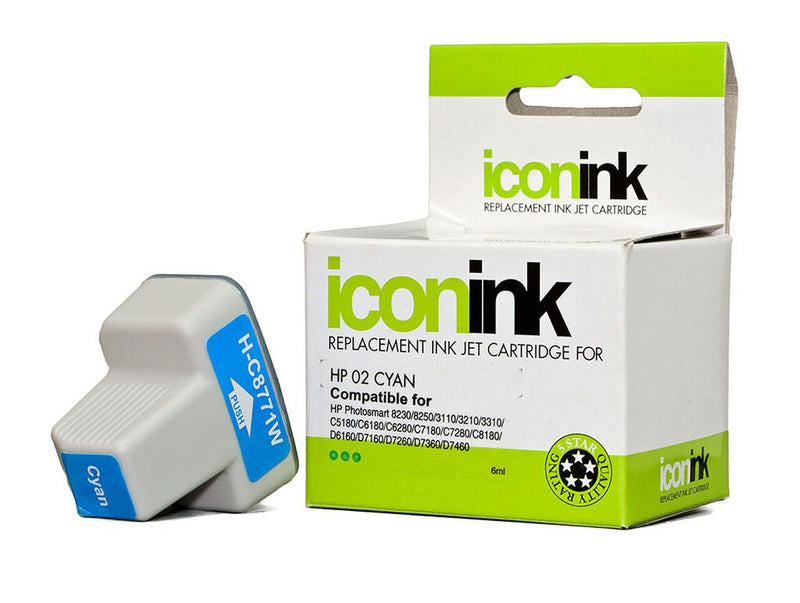 icon compatible hp 02 ink cartridge