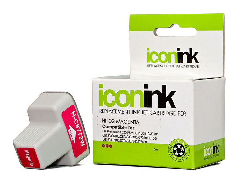 icon compatible hp 02 ink cartridge