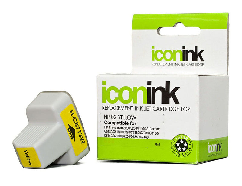 icon compatible hp 02 ink cartridge