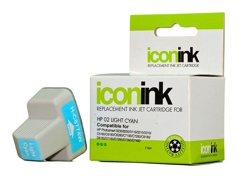 icon compatible hp 02 ink cartridge