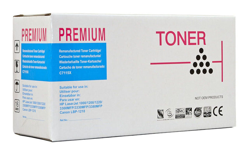 icon remanufactured hp c7115x/canon ep25 black toner cartridge