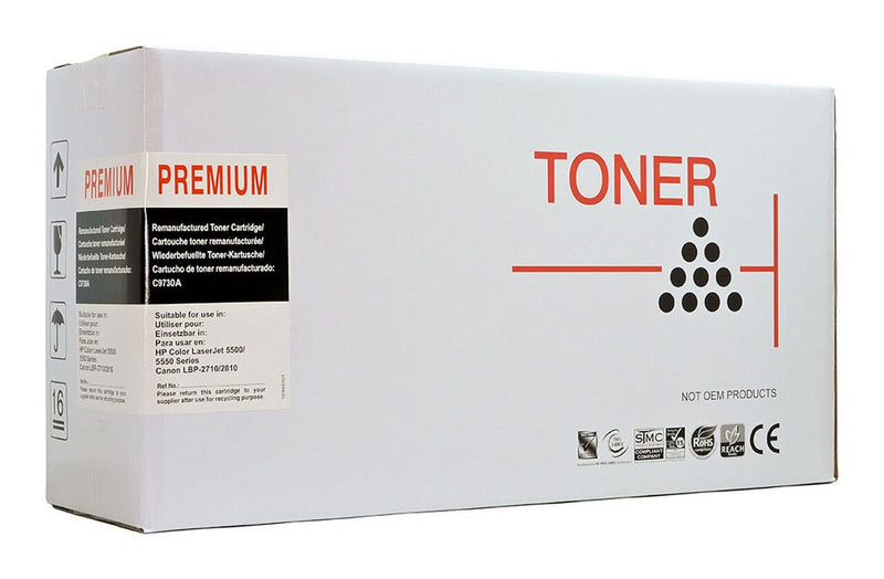 icon remanufactured hp c9730a black toner cartridge