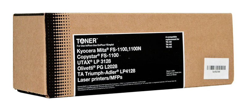 icon compatible kyocera compatible tk-144 black toner cartridge