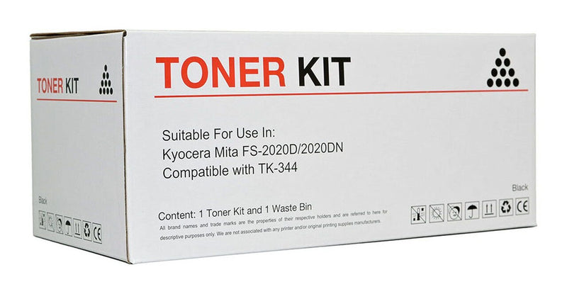 icon compatible kyocera compatible tk344 BLACK toner cartridge