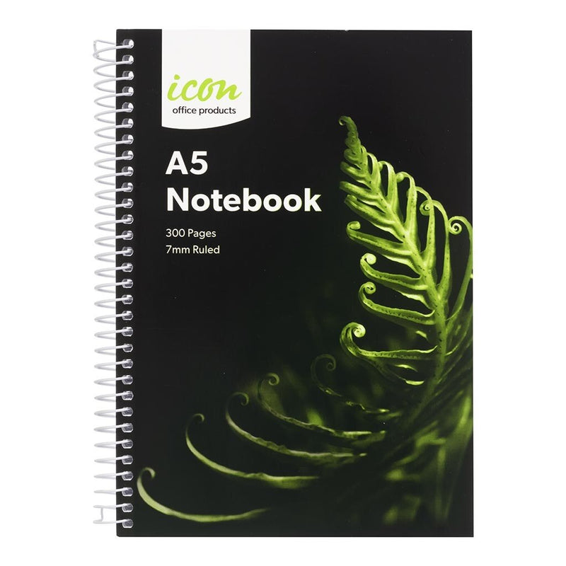 icon spiral notebook a5 soft cover