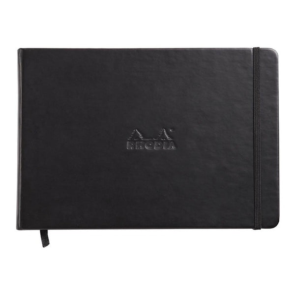 Rhodia Webnotebook Landscape A5 Black#Paper Type_BLANK