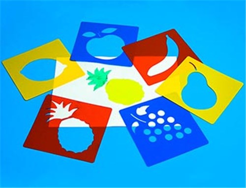 Anthony Peters Washable Plastic Stencils Set Of 6 Fruit