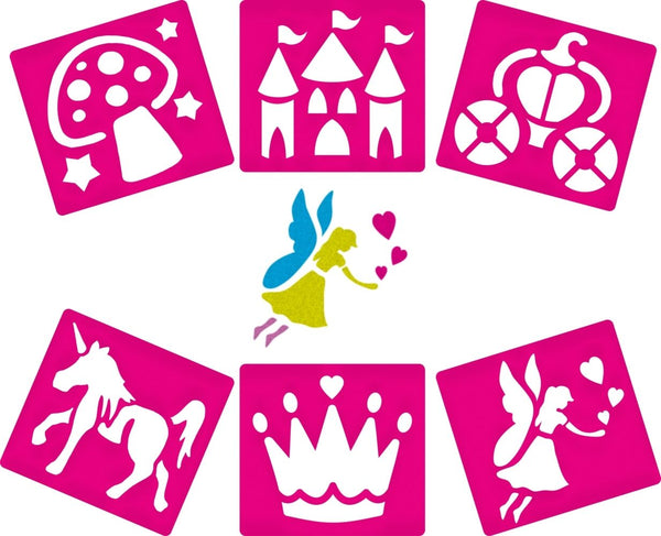 Anthony Peters Washable Plastic Stencils Set Of 6 Fairies