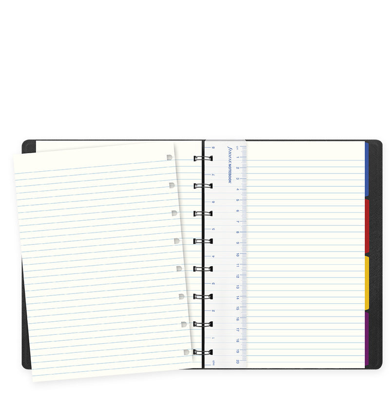 filofax a5 notebook saffiano