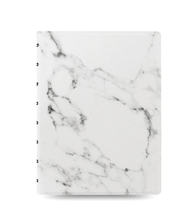 filofax a5 notebook patterns marble