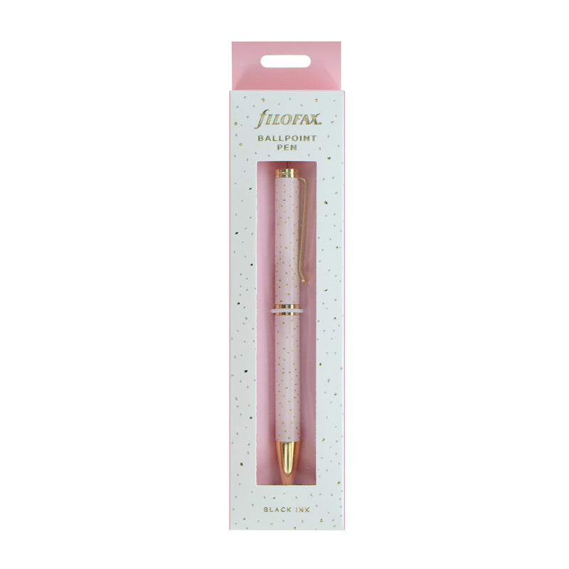 Filofax Confetti Ballpoint Pen Rose Quartz